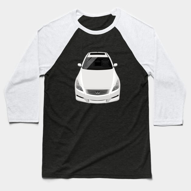 G37 Coupe 4th gen 2010-2015 - White Baseball T-Shirt by jdmart